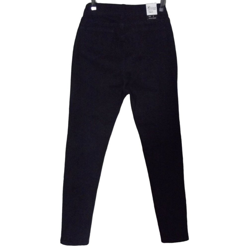 Ling's Jeans Junior Size 1 Classic High Rise Dark Blue Skinny DP5529 stretch